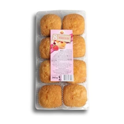 Cake Zone – 8 Strawberry Filled Cakes 240G